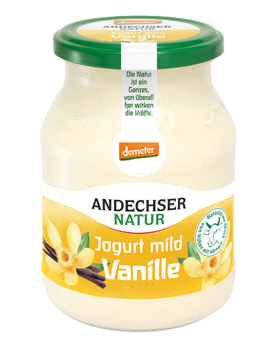 Demeter Jogurt mild Vanille 3,8%, 500g