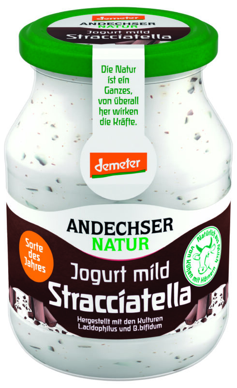 Demeter Jogurt Mild Stracciatella Fett G Andechser Feinschmecker