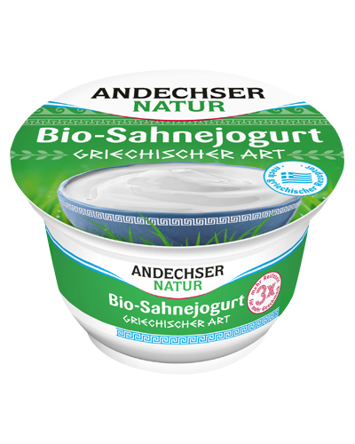 Bio Sahnejogurt mild, griechischer Art 10% Fett 200g