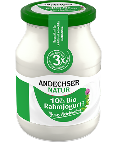 Bio-Rahmjogurt mild 10% 6 x 500g Glas SV